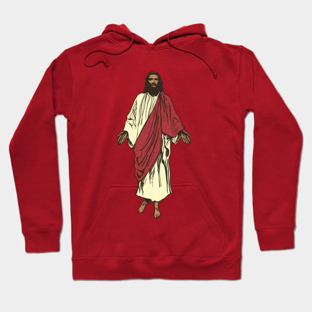 Retro Jesus Hoodie by earmites